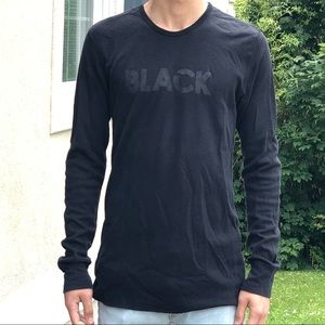 Andrew Christian Black Long Sleeve Thermal